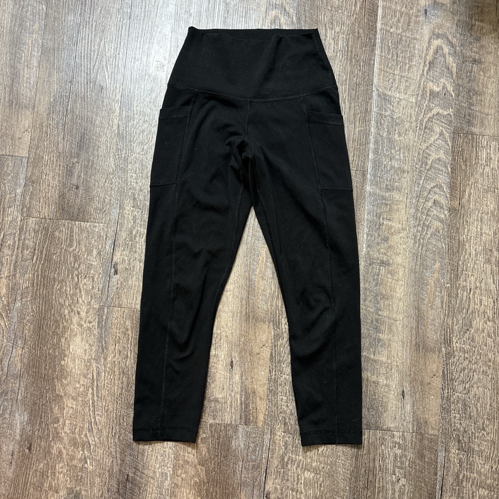 90 Degree By Reflex High-Waisted Black Leggings